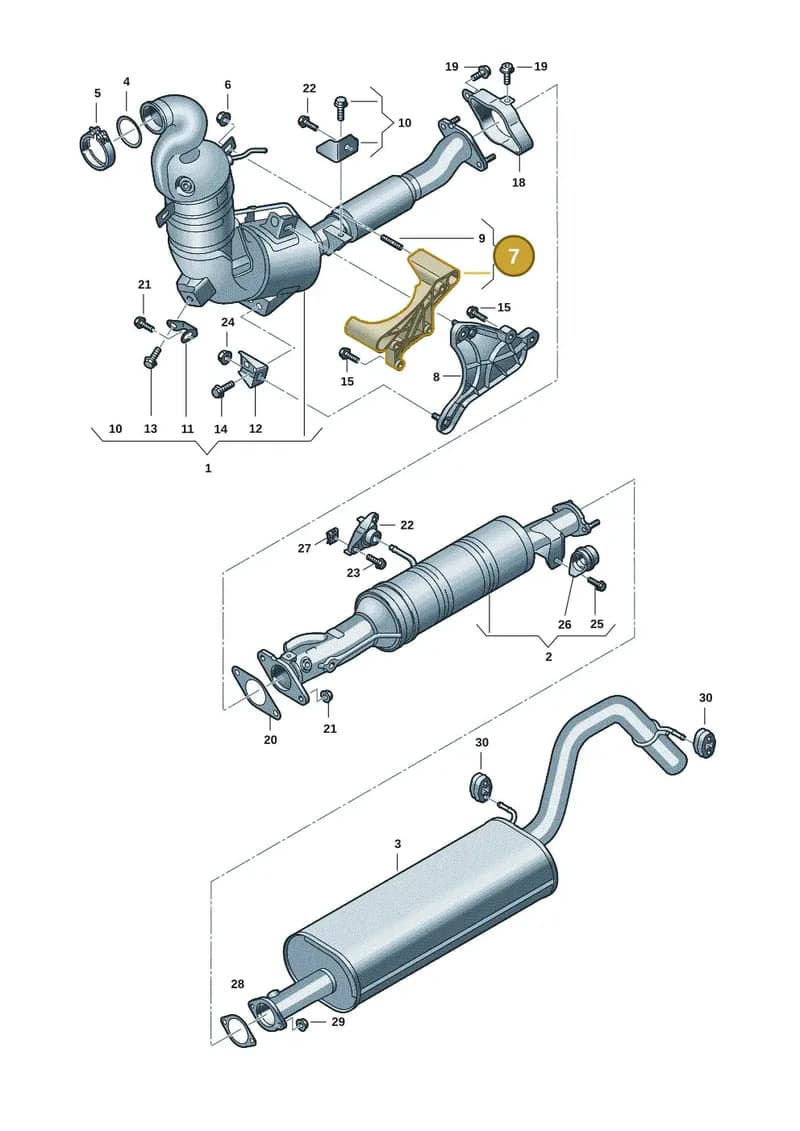 2HJ253099 — Volkswagen Amarok (2022-2025) diagram 2hb253270, position 7