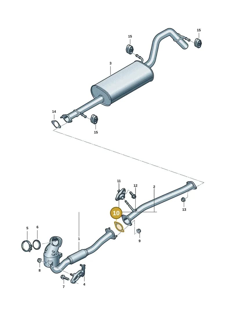 2HJ253099AE — Volkswagen Amarok (2022-2025) diagram 2hb253260, position 10