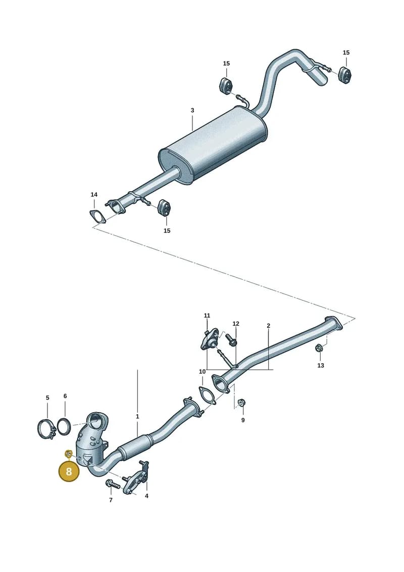 2HJ253099A — Volkswagen Amarok (2022-2025) diagram 2hb253260, position 8