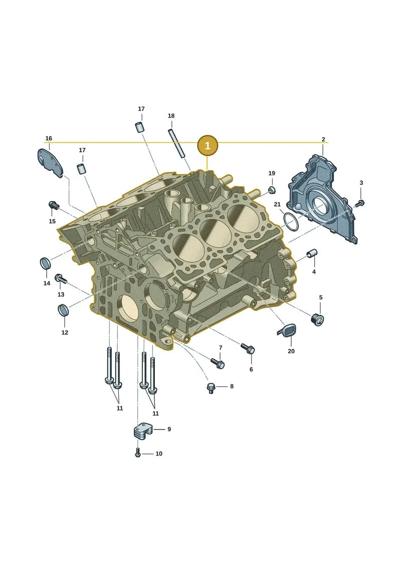 2HJ311657 — Volkswagen Amarok (2022-2025) diagram 2hb103150, position 1