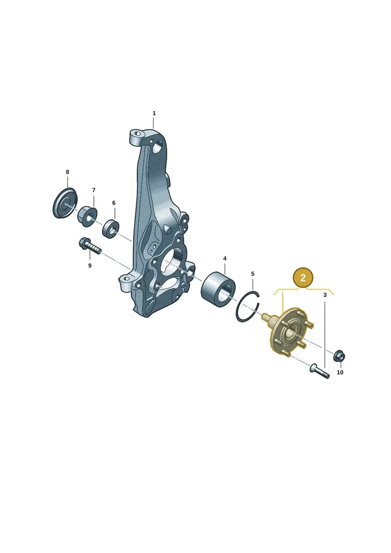 2HJ407621A — Volkswagen Amarok (2022-2025) diagram 2hb407100, position 2
