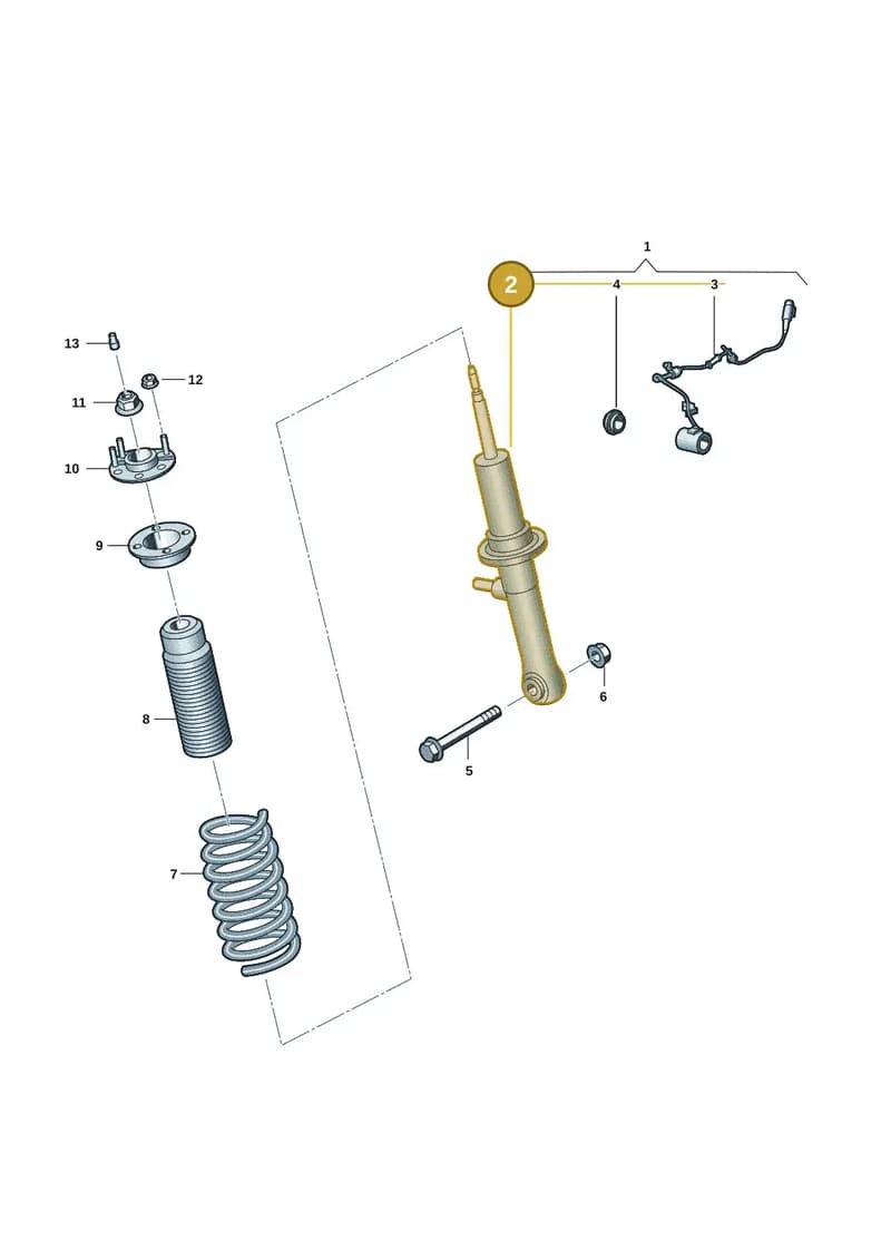 2HJ413031AT — Volkswagen Amarok (2022-2025) diagram 2hb411400, position 2