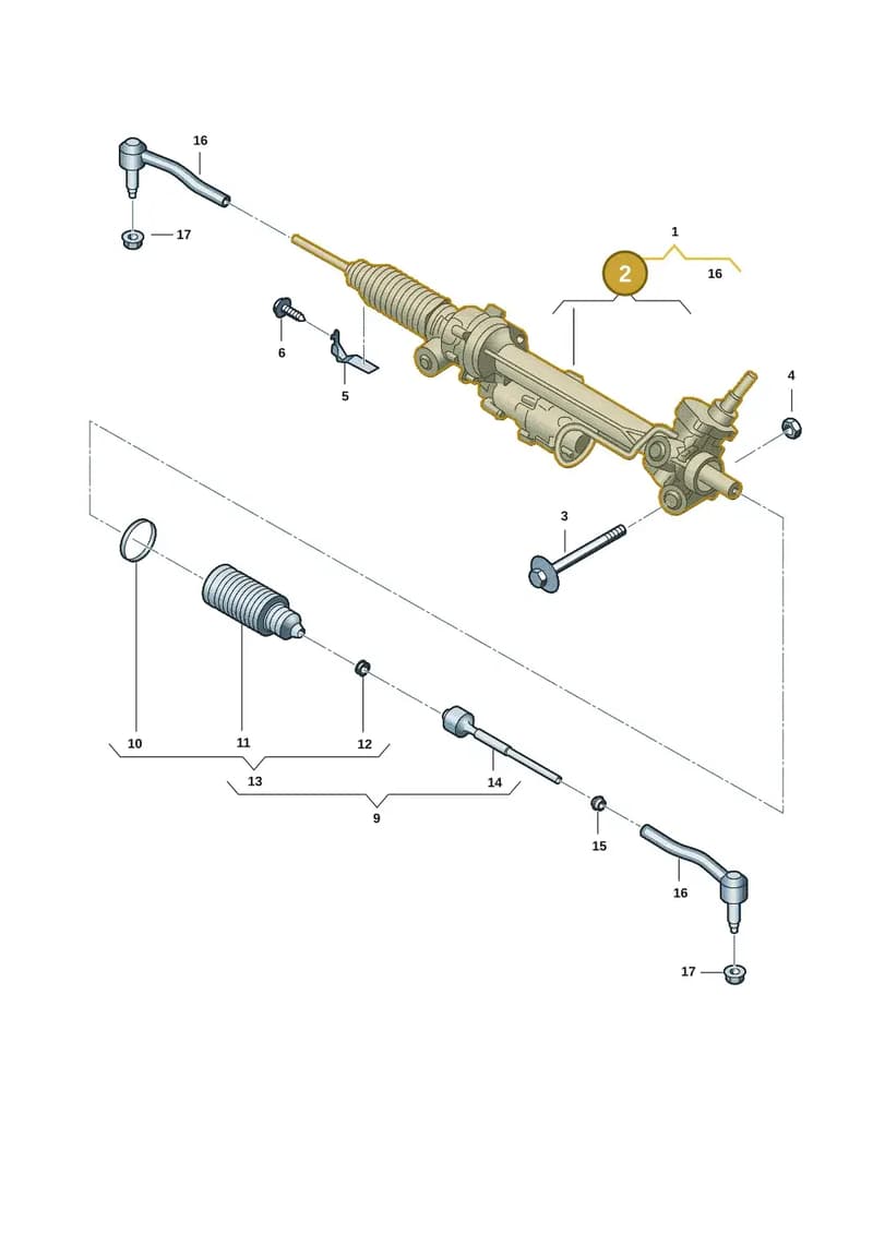 2HJ422051L — Volkswagen Amarok (2022-2025) diagram 2hb423350, position 2