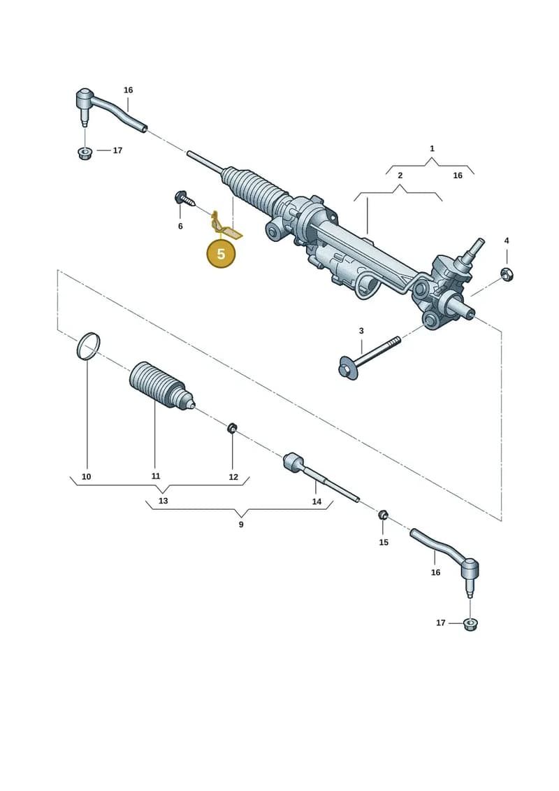 2HJ422173C — Volkswagen Amarok (2022-2025) diagram 2hb423350, position 5