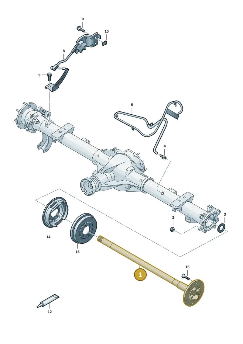 2HJ501171R — Volkswagen Amarok (2022-2025) diagram 2hb501100, position 1