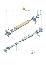 2HJ525401Q Volkswagen Cardan Shaft