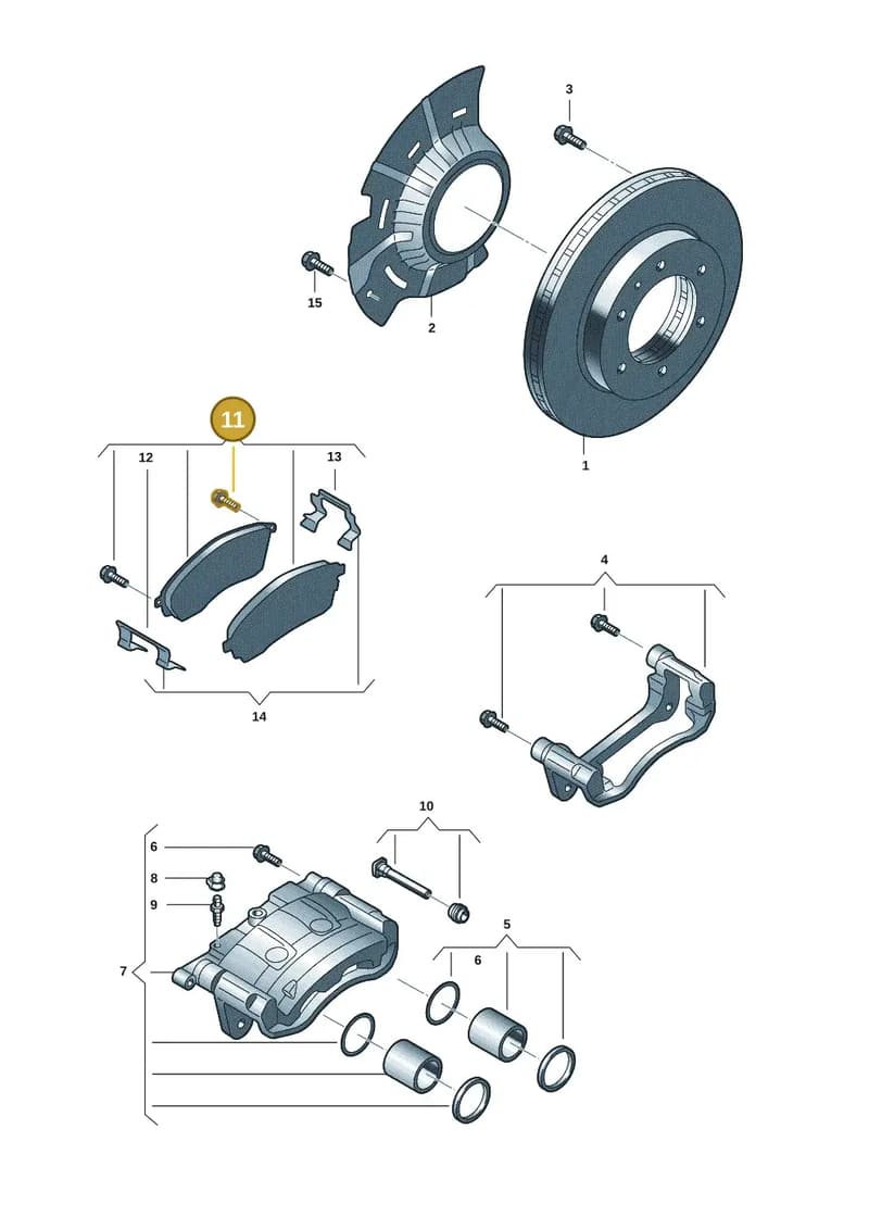 2HJ698137B — Volkswagen Amarok (2022-2025) diagram 2hb615000, position 11