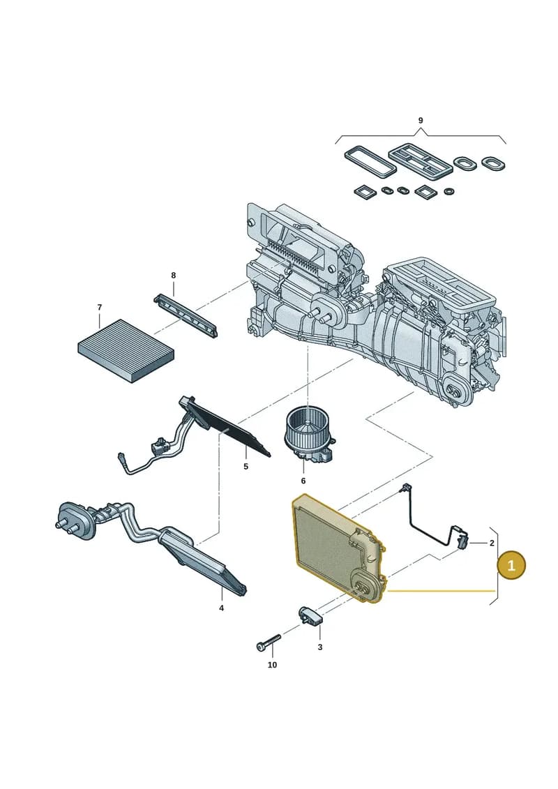 2HJ820091 — Volkswagen Amarok (2022-2025) diagram 2hb820350, position 1