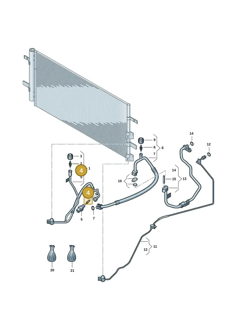 2HJ820113 — Volkswagen Amarok (2022-2025) diagram 2hb260400, position 4