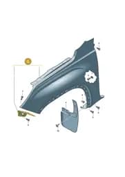2HJ821103A Volkswagen Wing