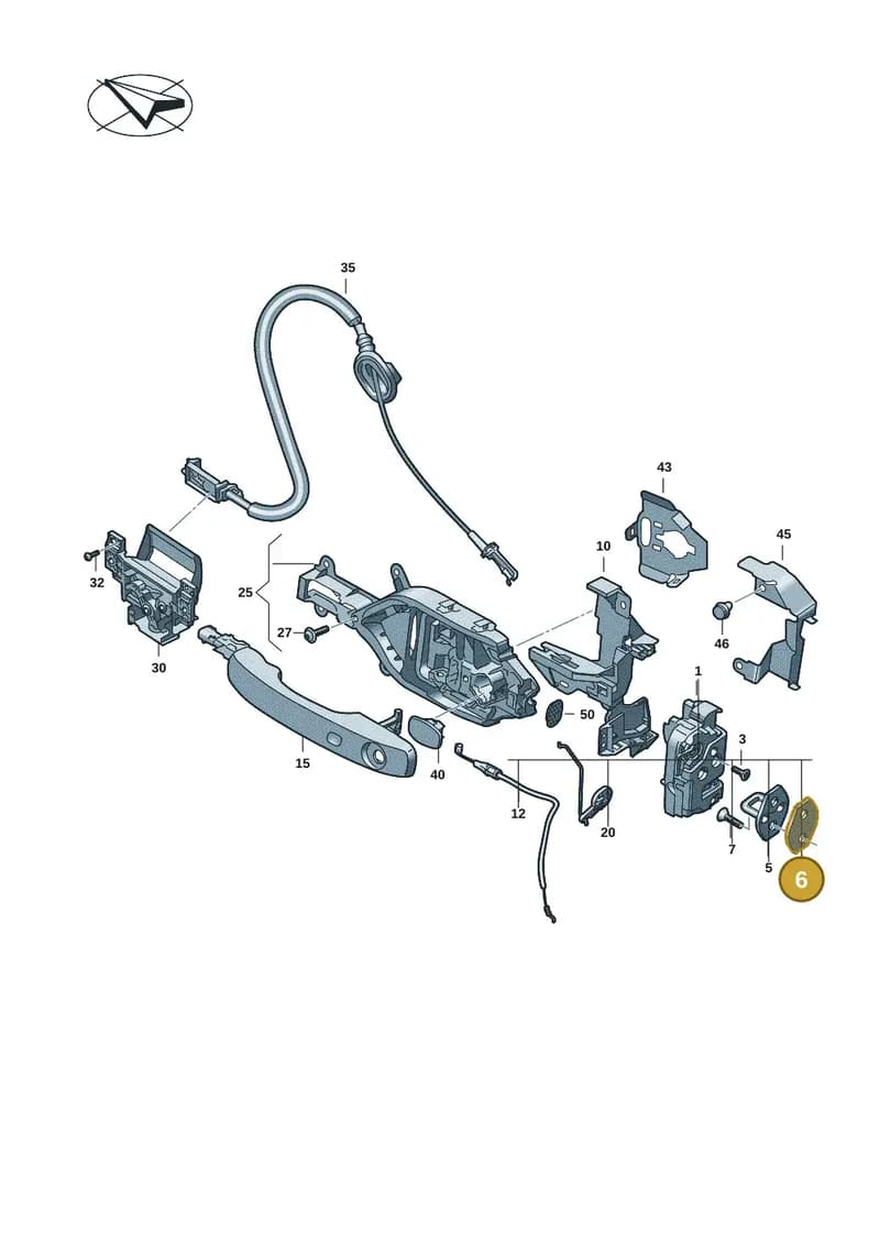 2HJ837213 — Volkswagen Amarok (2022-2025) diagram 2hb837000, position 6