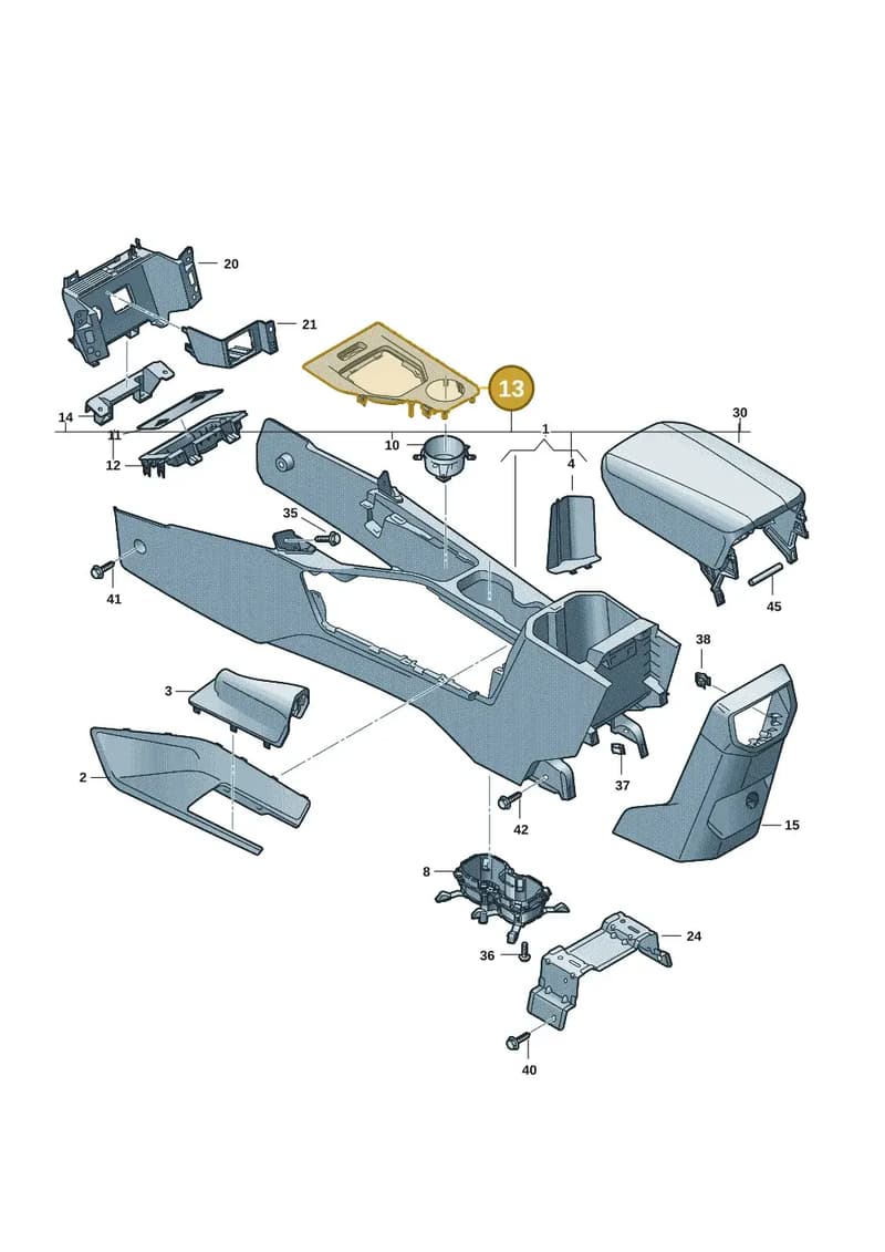 2HJ853057RR12 — Volkswagen Amarok (2022-2025) diagram 2hb863500, position 13