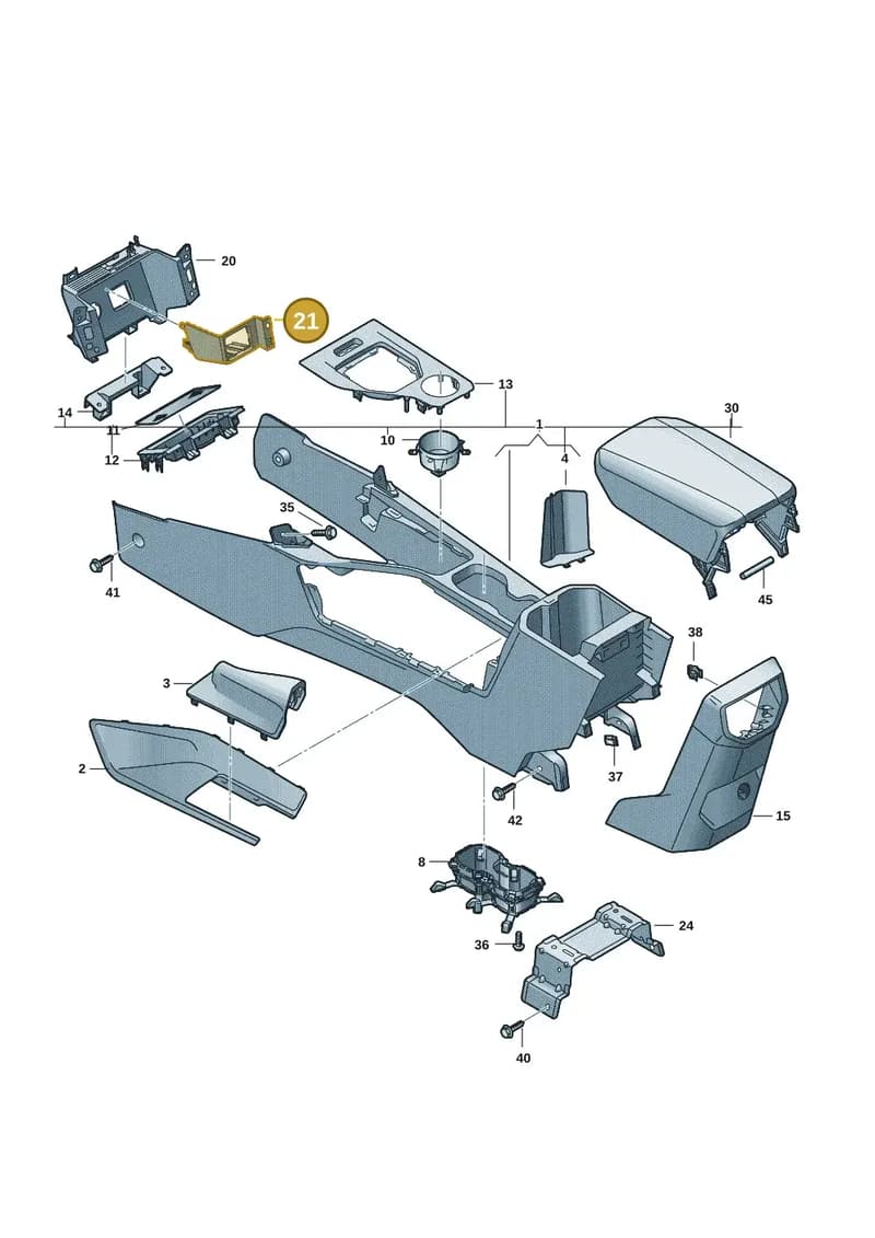 2HJ857136AR12 — Volkswagen Amarok (2022-2025) diagram 2hb863500, position 21