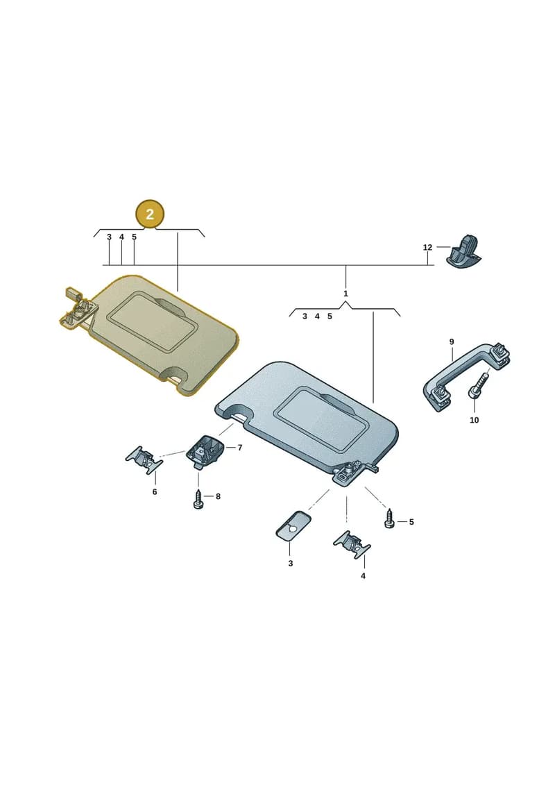 2HJ857552ES16 — Volkswagen Amarok (2022-2025) diagram 2hb857500, position 2