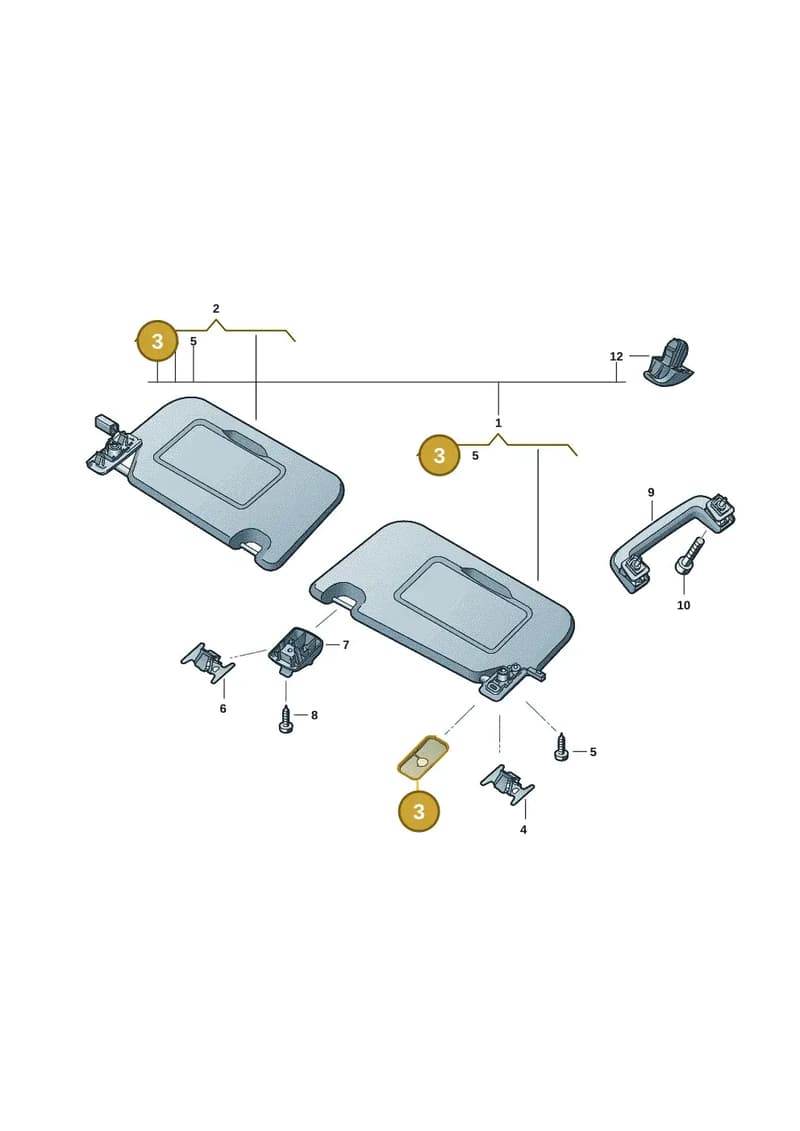 2HJ858283AS16 — Volkswagen Amarok (2022-2025) diagram 2hb857500, position 3