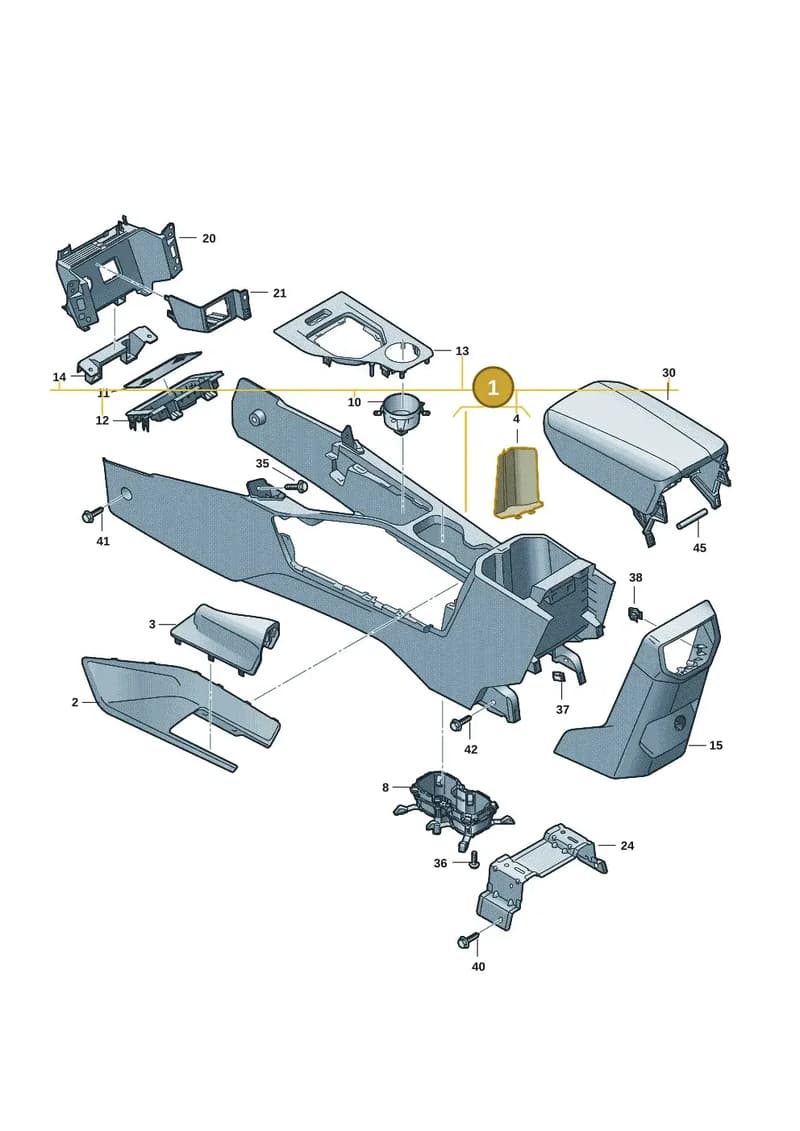 2HJ863133SR12 — Volkswagen Amarok (2022-2025) diagram 2hb863500, position 1