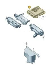 2HJ906062BC Volkswagen Control Unit for Diesel Engine