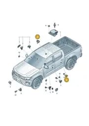 2HJ906351A Volkswagen Accelerator Sensor