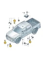 2HJ906351 Volkswagen Accelerator Sensor