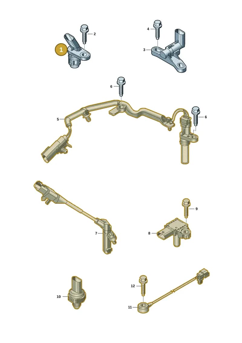 2HJ907253B — Volkswagen Amarok (2022-2025) diagram 2hb906030, position 1