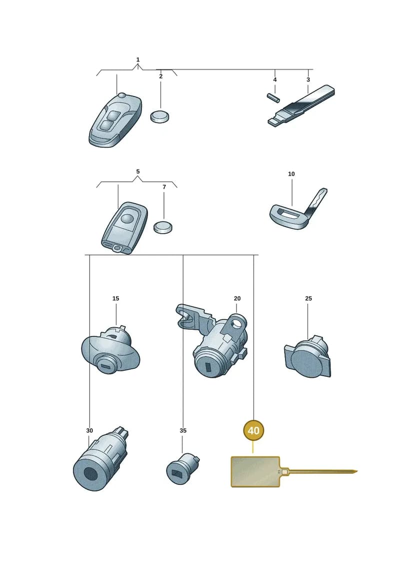 2HJ919193 — Volkswagen Amarok (2022-2025) diagram 2hb837100, position 40