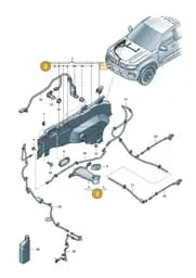 2HJ955462B Volkswagen Fuel Filler Neck