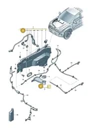 2HJ955463C Volkswagen Fuel Filler Neck