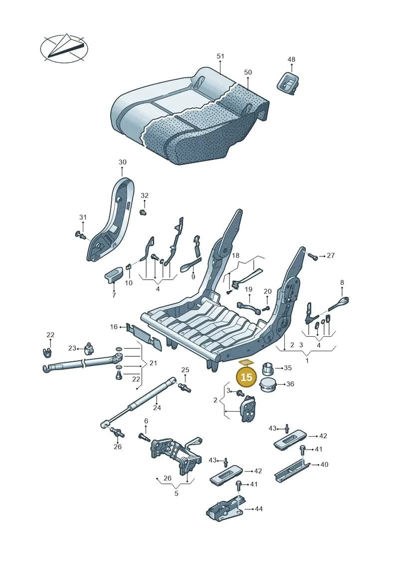 2K0010411D — Volkswagen Caddy (2015-2020) diagram 866883030, position 15