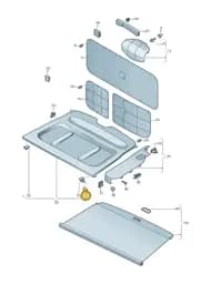2K0867779 Volkswagen Cover Cap