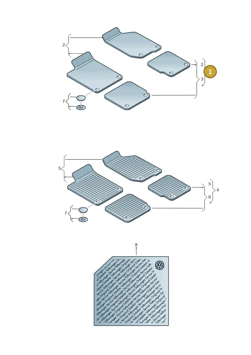 2K2061270WGK — Volkswagen Caddy (2015-2020) diagram 894061010, position 1