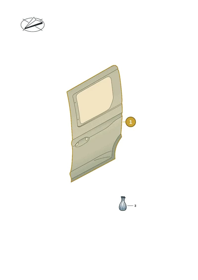 2K4843108BB — Volkswagen Caddy Maxi (2020-2025) diagram 2ka843000, position 1