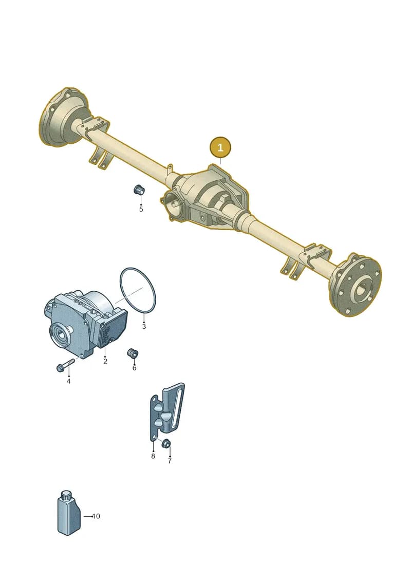 2K5500051BE — Volkswagen Caddy (2015-2020) diagram 866500000, position 1