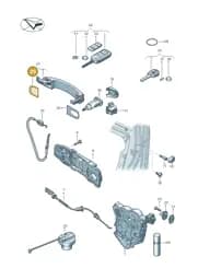2K5837209A Volkswagen Underlay