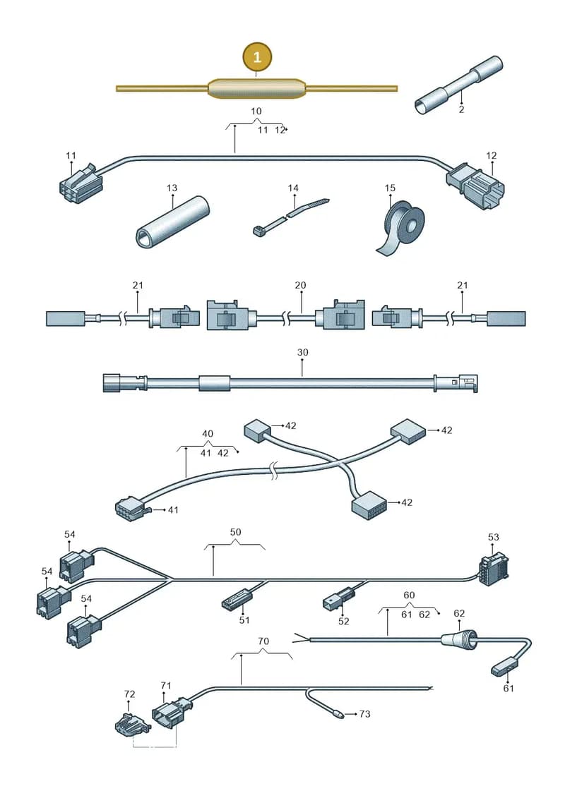 2K5971371A — Volkswagen Passat Saloon (2014-2024) diagram 793971960, position 1