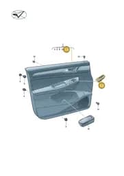 2K78672554PK Volkswagen Trim for Switch (Soul 4PK)