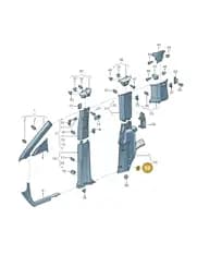 2K7885196 Volkswagen Clip