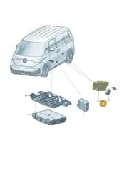 2K7959760C Volkswagen Control Unit for Seat