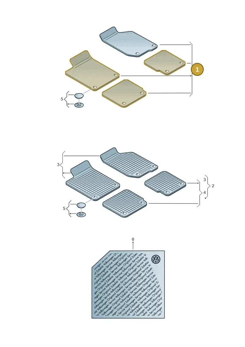 2K8061445WGK — Volkswagen Caddy Maxi (2020-2025) diagram 827061010, position 1