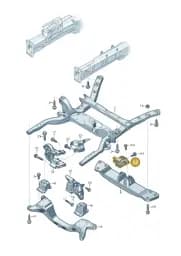 2N0399151A Volkswagen Gearbox Mounting