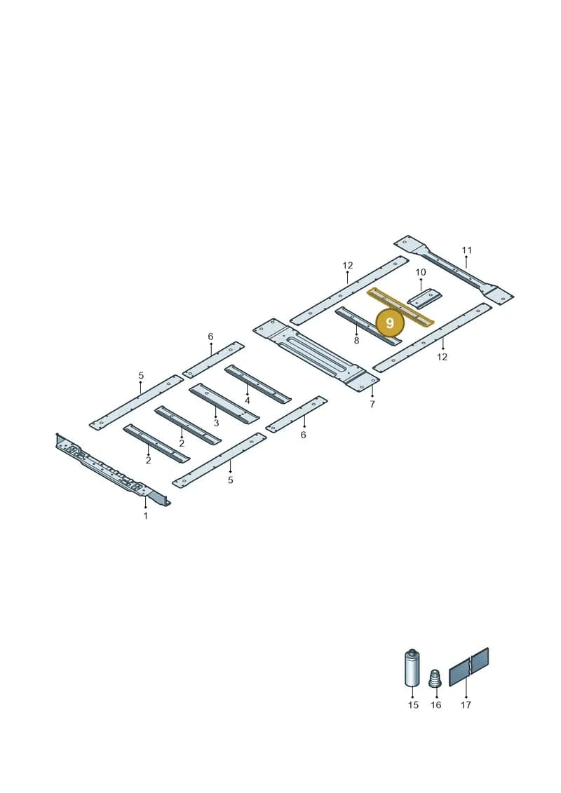 2N0804234 — Volkswagen Crafter (2016-2025) diagram 807803029, position 9