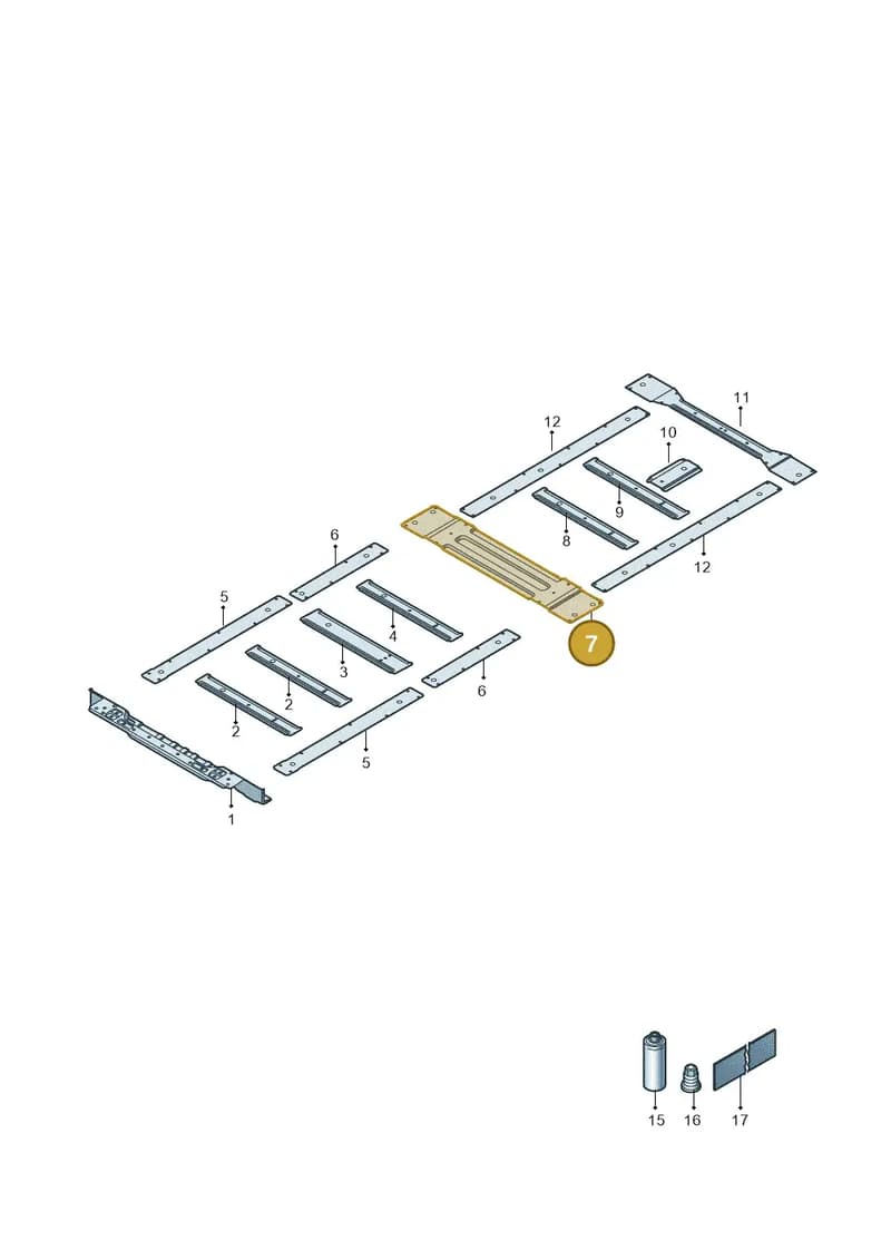2N0804532 — Volkswagen Crafter (2016-2025) diagram 807803029, position 7