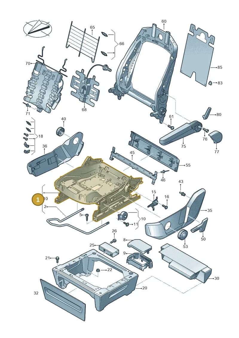 2N0881105DC — Volkswagen Crafter (2016-2025) diagram 806881040, position 1