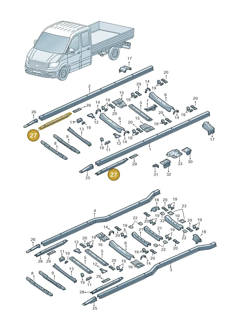 2NA802139 — Volkswagen Crafter (2016-2025) diagram 807803300, position 27