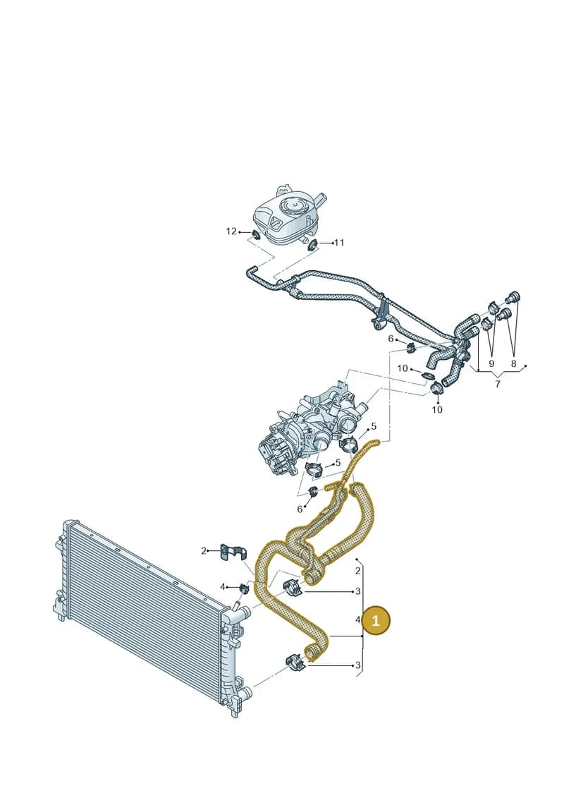 2Q0121049EL — SEAT Ibiza (2017-) diagram 837121157, position 1