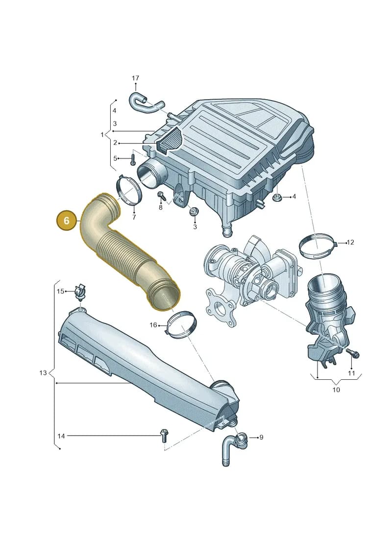 2Q0129618J — Skoda Kamiq (2019-2020) diagram 837129000, position 6