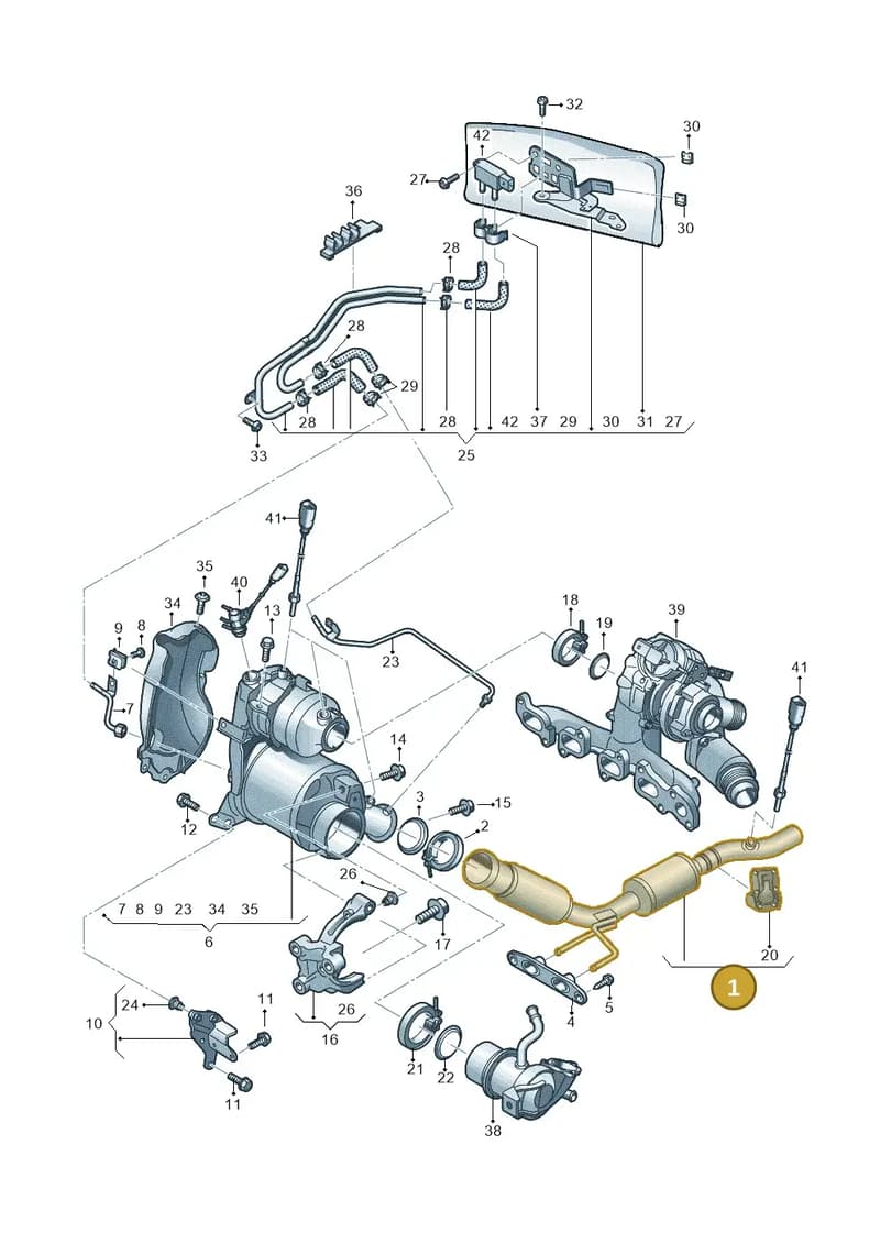 2Q0254502X — Skoda Kamiq (2019-2020) diagram 837253500, position 1