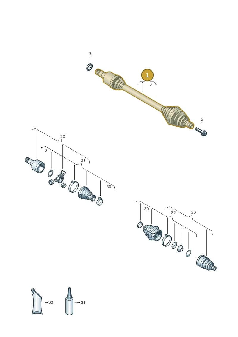 2Q0407271AA — SEAT Ibiza (2017-) diagram 827407220, position 1