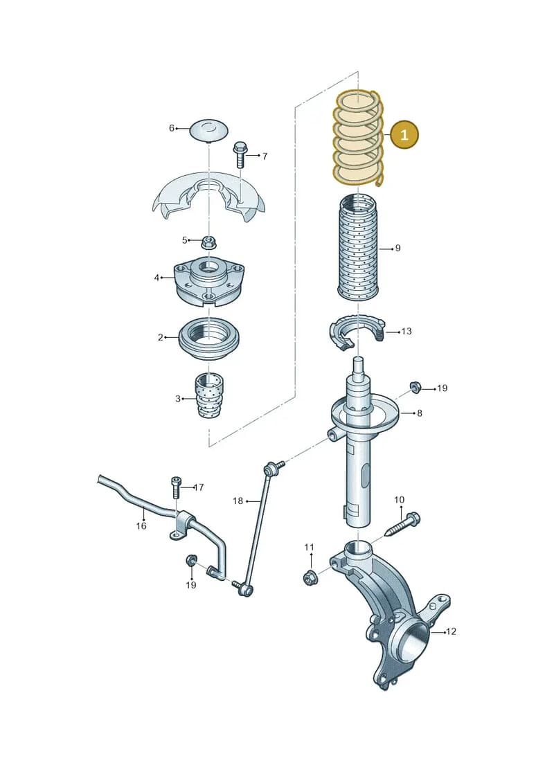 2Q0411105DN — Skoda Kamiq (2019-2020) diagram 753411000, position 1
