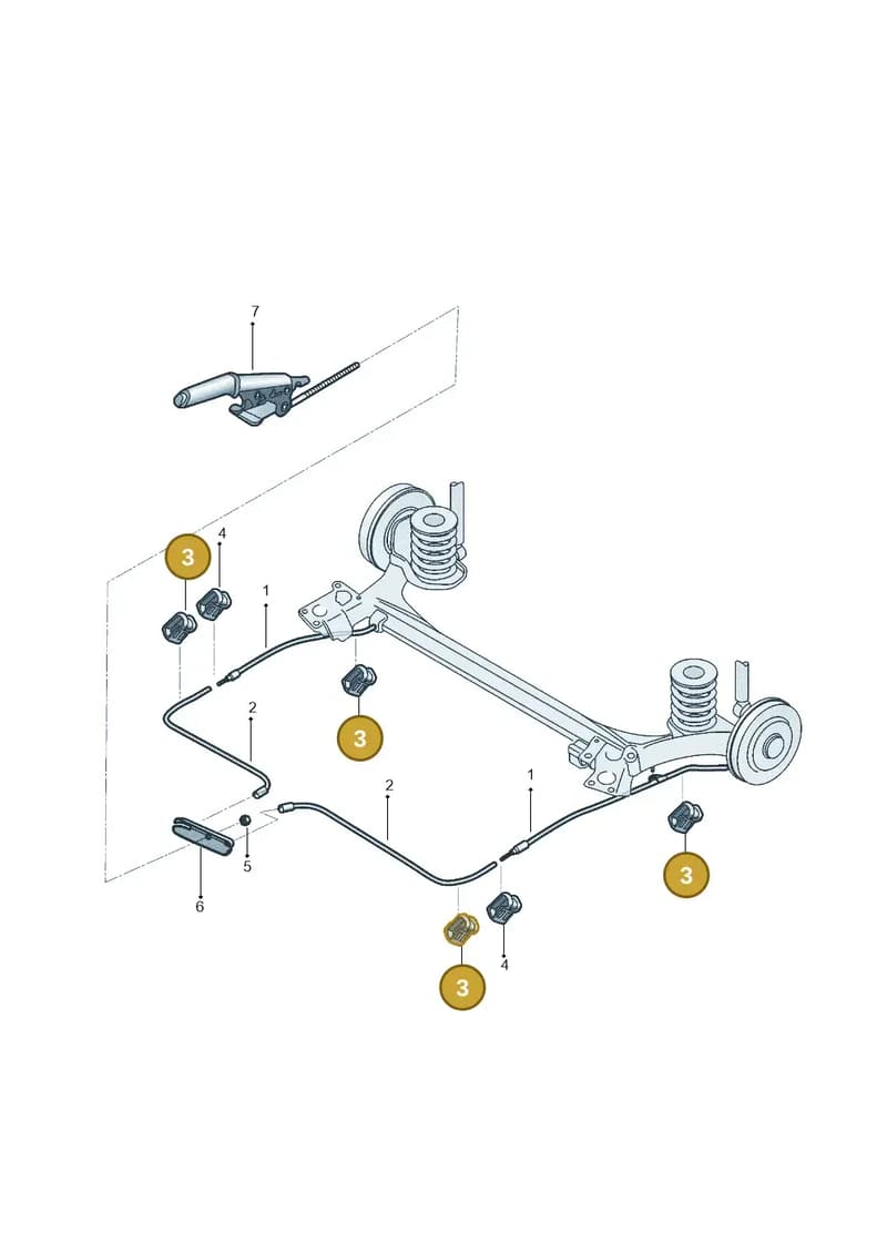 2Q0609734B — Volkswagen Polo Track (2023-) diagram 602609500, position 3