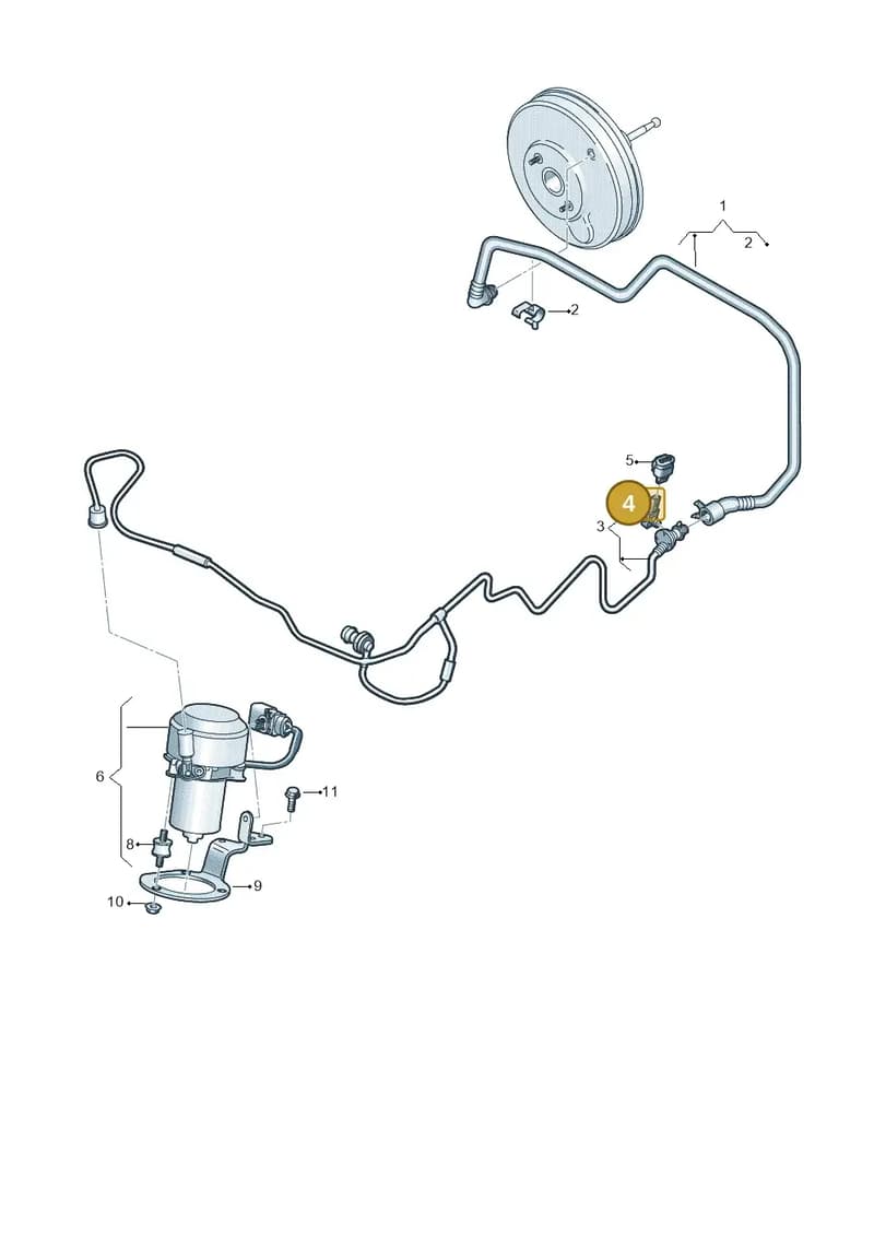 2Q0612041AM — Skoda Fabia (2021-2022) diagram 827611081, position 4